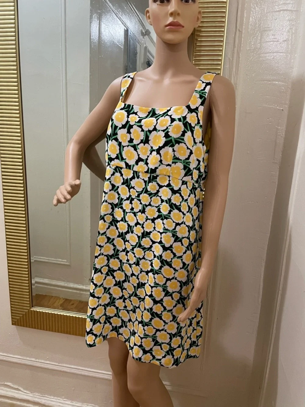 Diane Von Furstenberg Yellow Floral Print Dress by for target - Picture 13 of 16